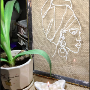 Star Fish Pearl Candle