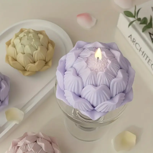 Lotus Flower Shaped Scented Candles